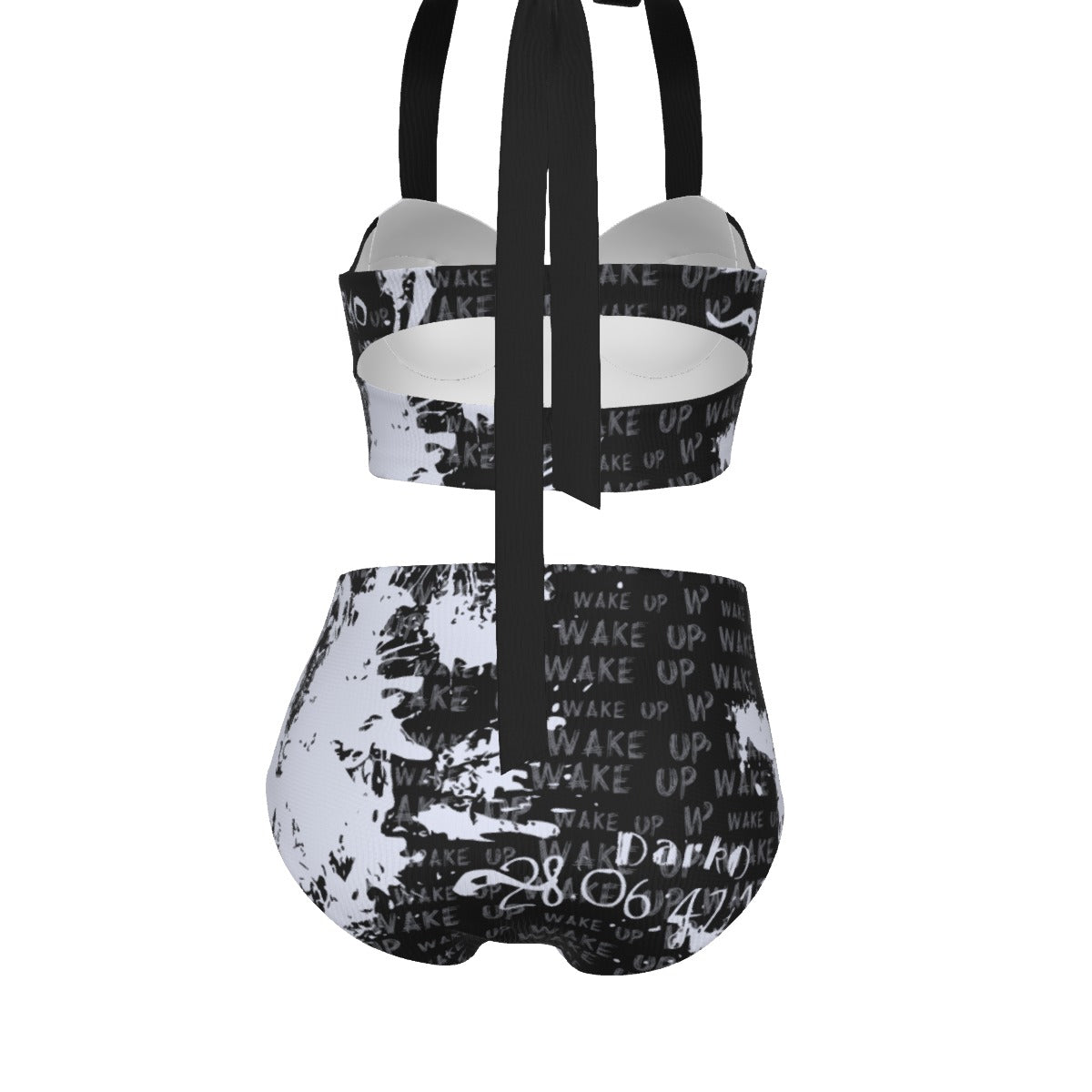 DarkO Pinup Vintage Swimsuit Set