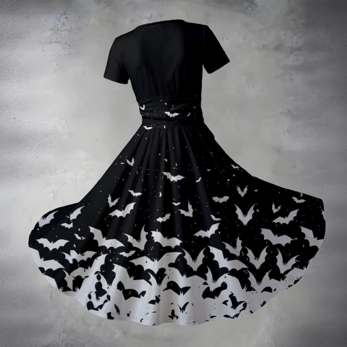 Release the Bats V Neck Midi Dress