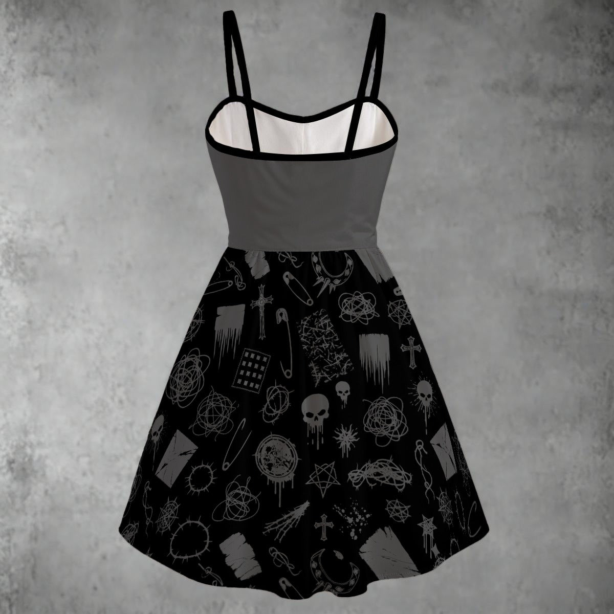 Rebel Grime Spaghetti Strap Dress