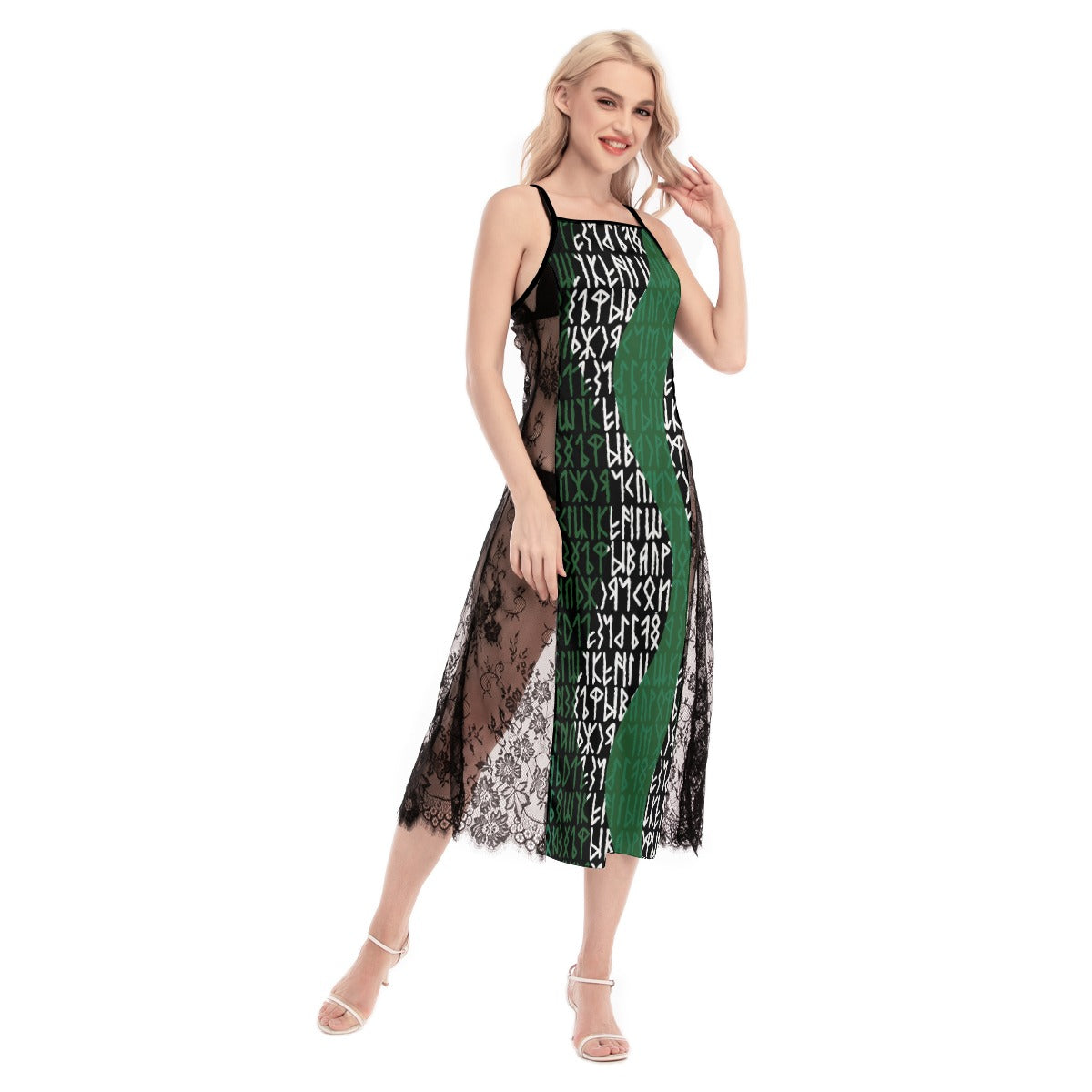 Viking Pagan Norse Cami Cross Back Dress