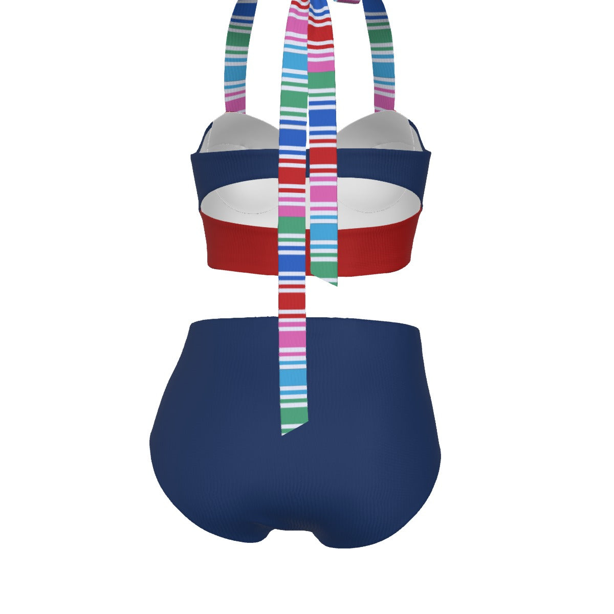 Wanna Play Cross Pinup Vintage Swimsuit Set