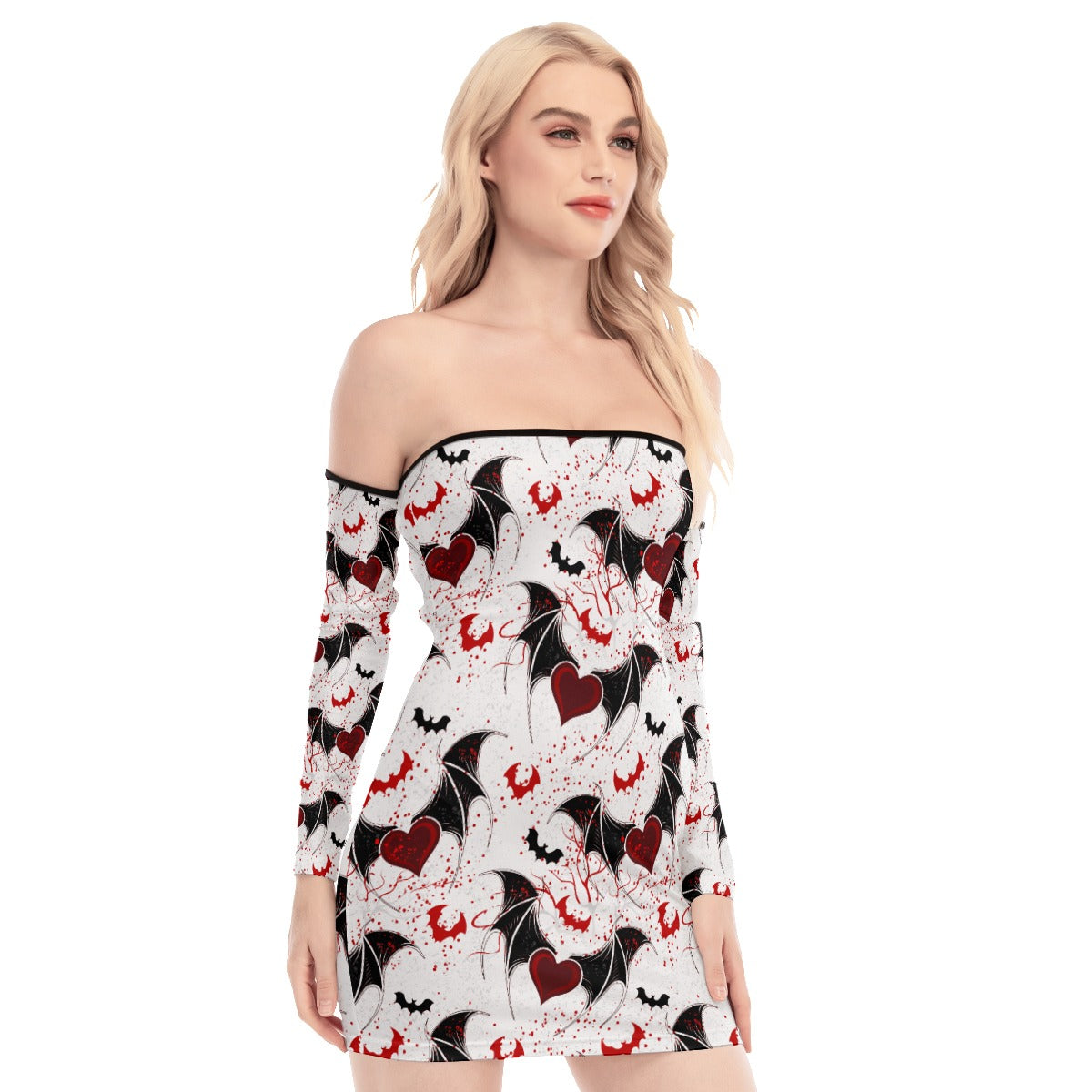 Blood Life Back Lace-up Dress