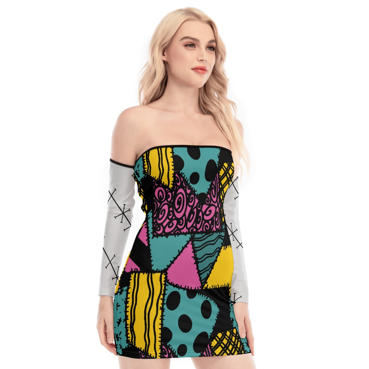 P Queen Lace-up Dress