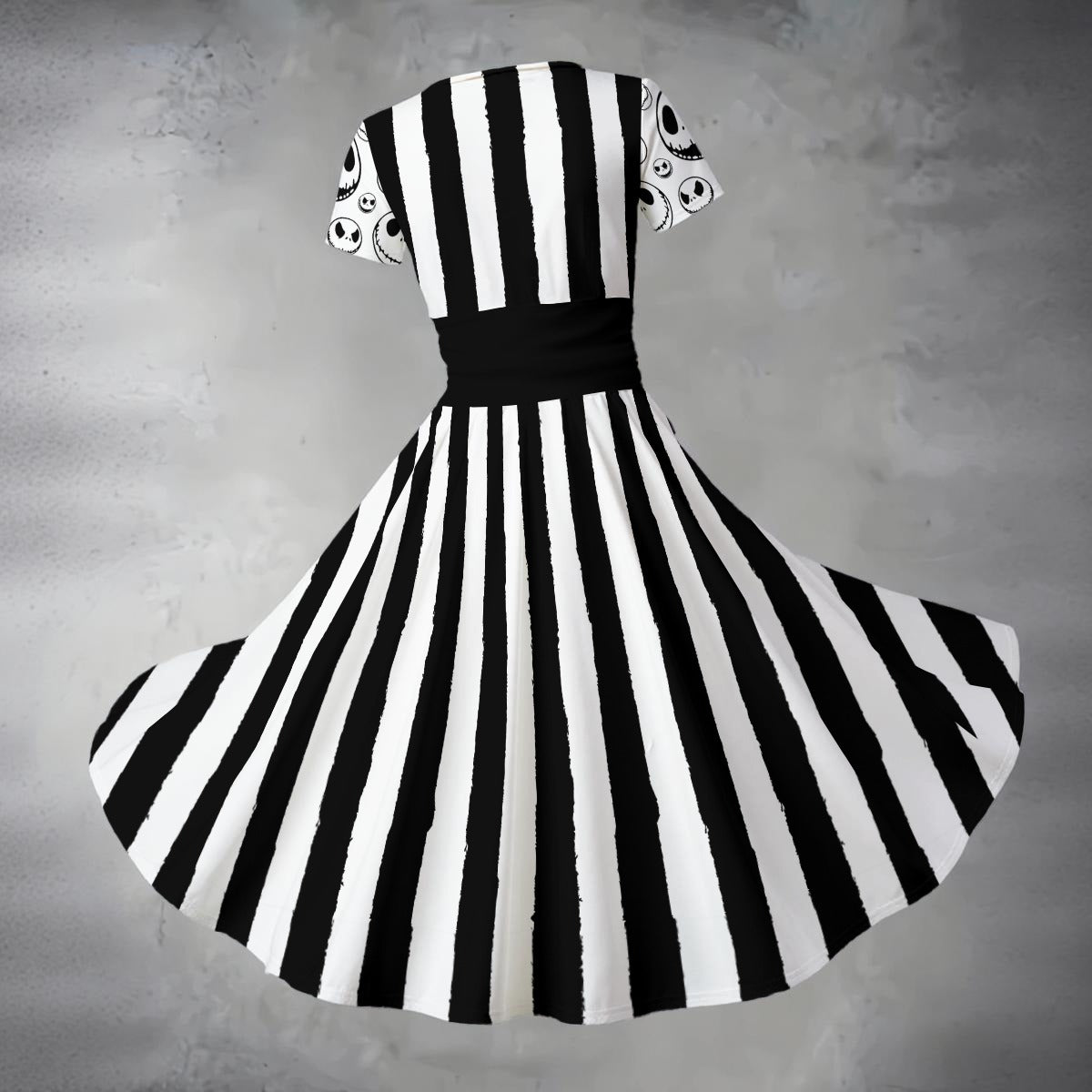 Nightmare X V Neck Midi Dress