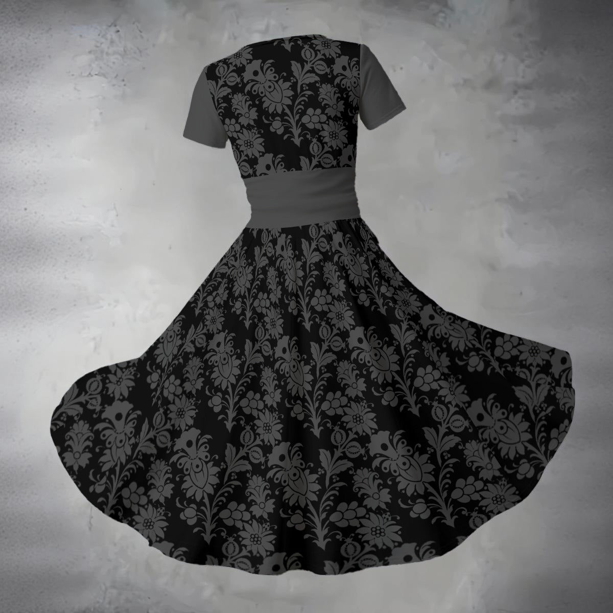 Dorian Gray V Neck Midi Dress