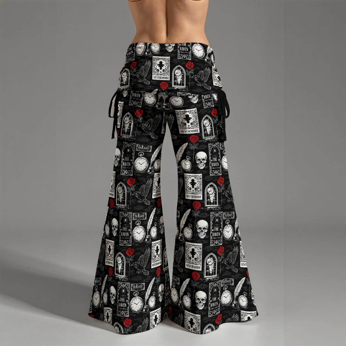 The Raven High Waist Wide Leg Pants