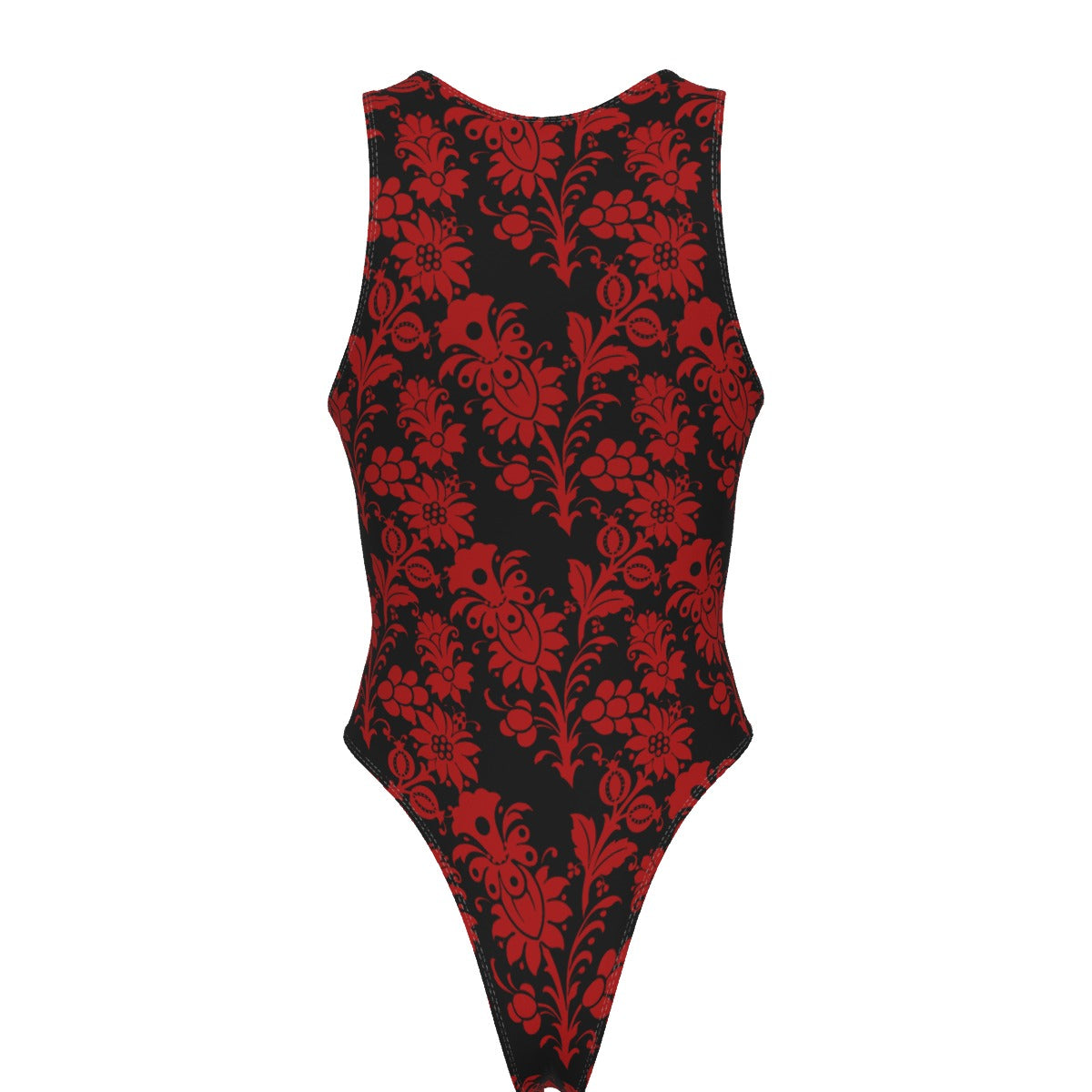 Gothicc Flowers (red) Tank Bodysuit