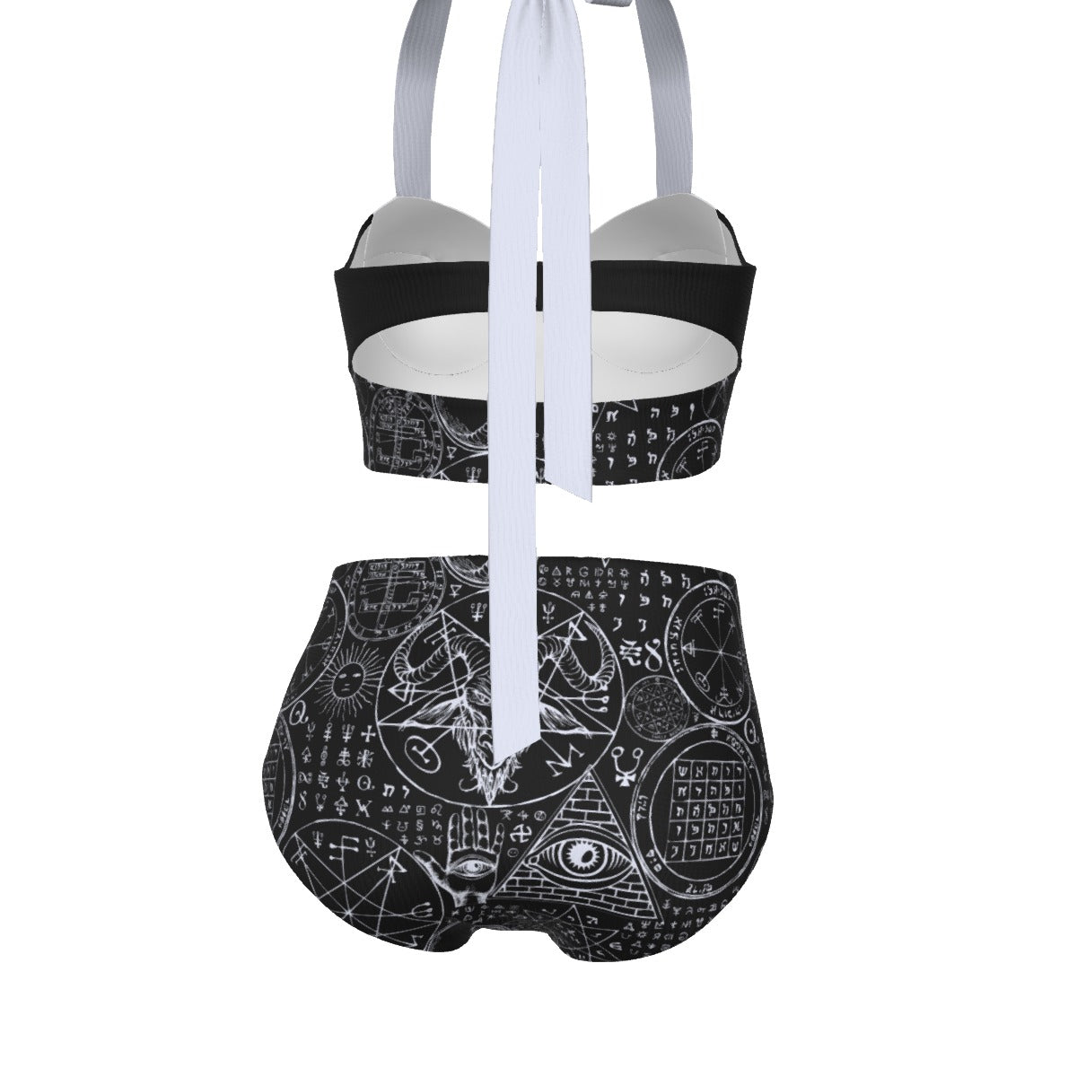 Baphomet Pinup Vintage Swimsuit Set