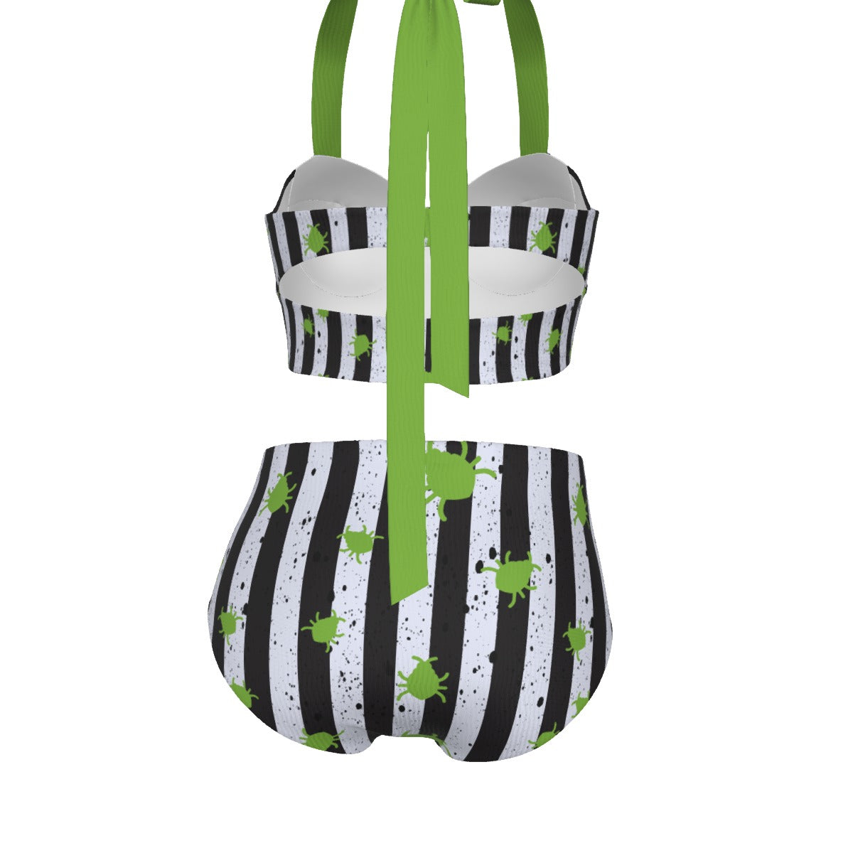 Beetleguise Pinup Vintage Swimsuit Set