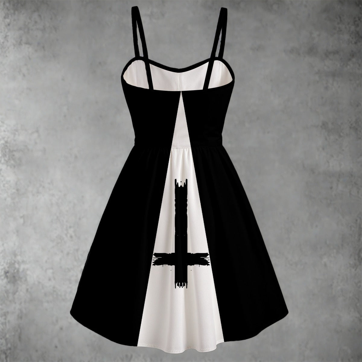 Gloomy Sunday Spaghetti Strap Dress