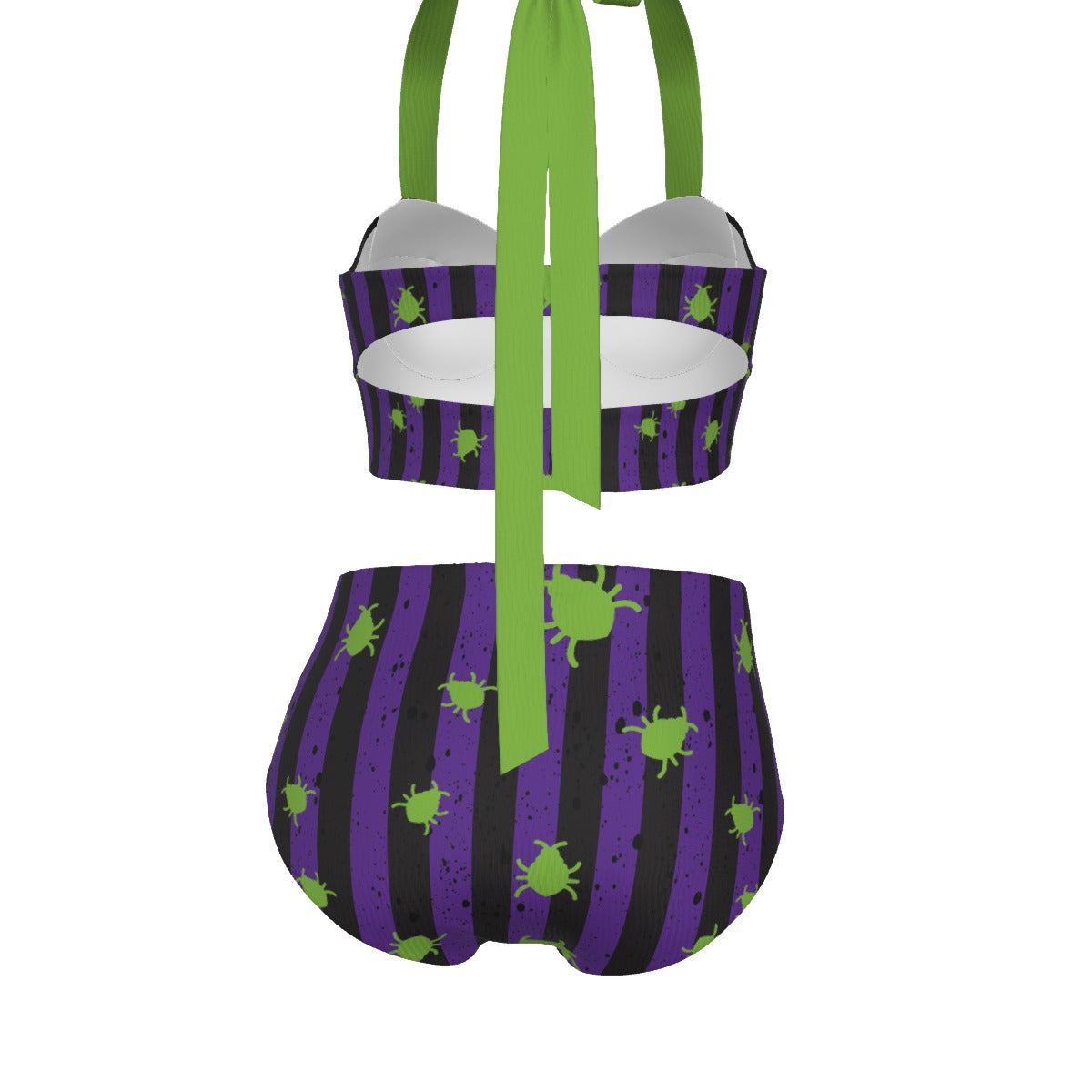 Beetleguise Pinup Vintage Swimsuit Set