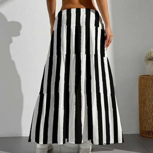 Melody Cool Pleated Long Skirt