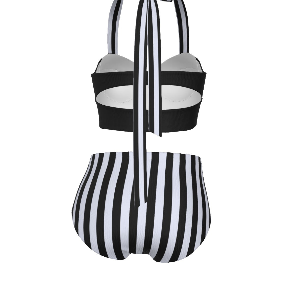 Wednesday Pinup Vintage Swimsuit Set