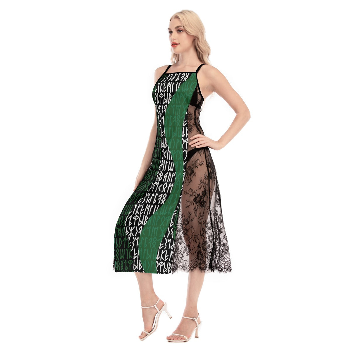 Viking Pagan Norse Cami Cross Back Dress