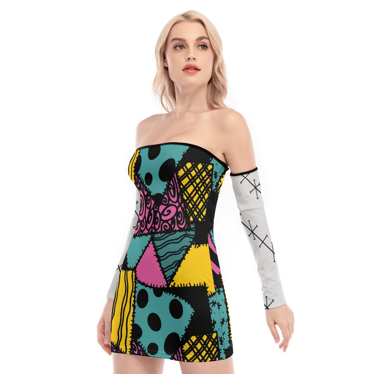 P Queen Lace-up Dress