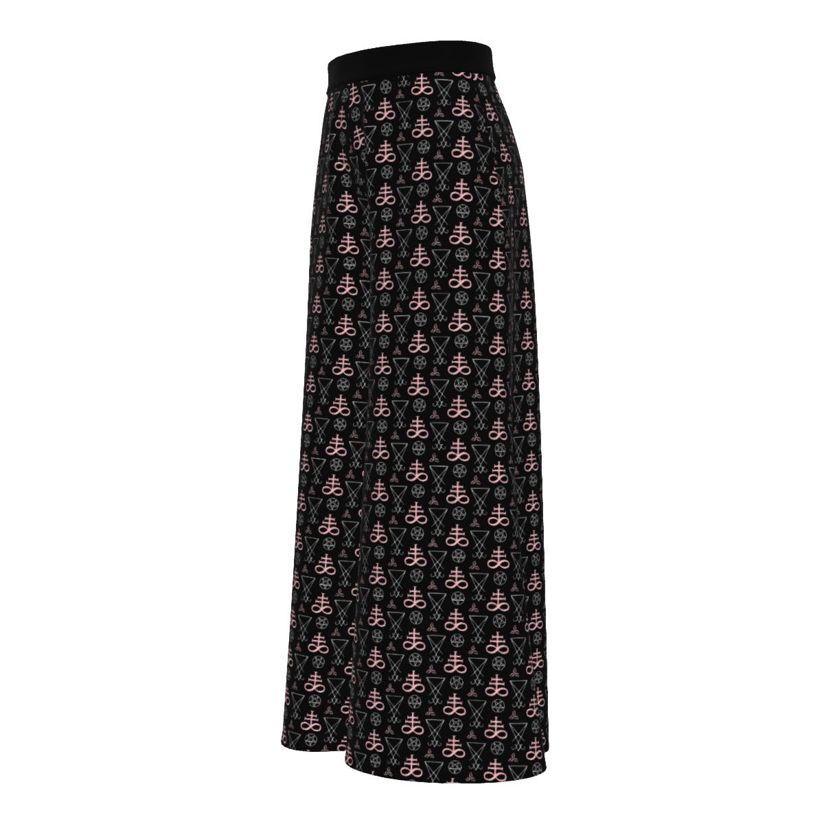Luciferian High Waist Wide Leg Trousers