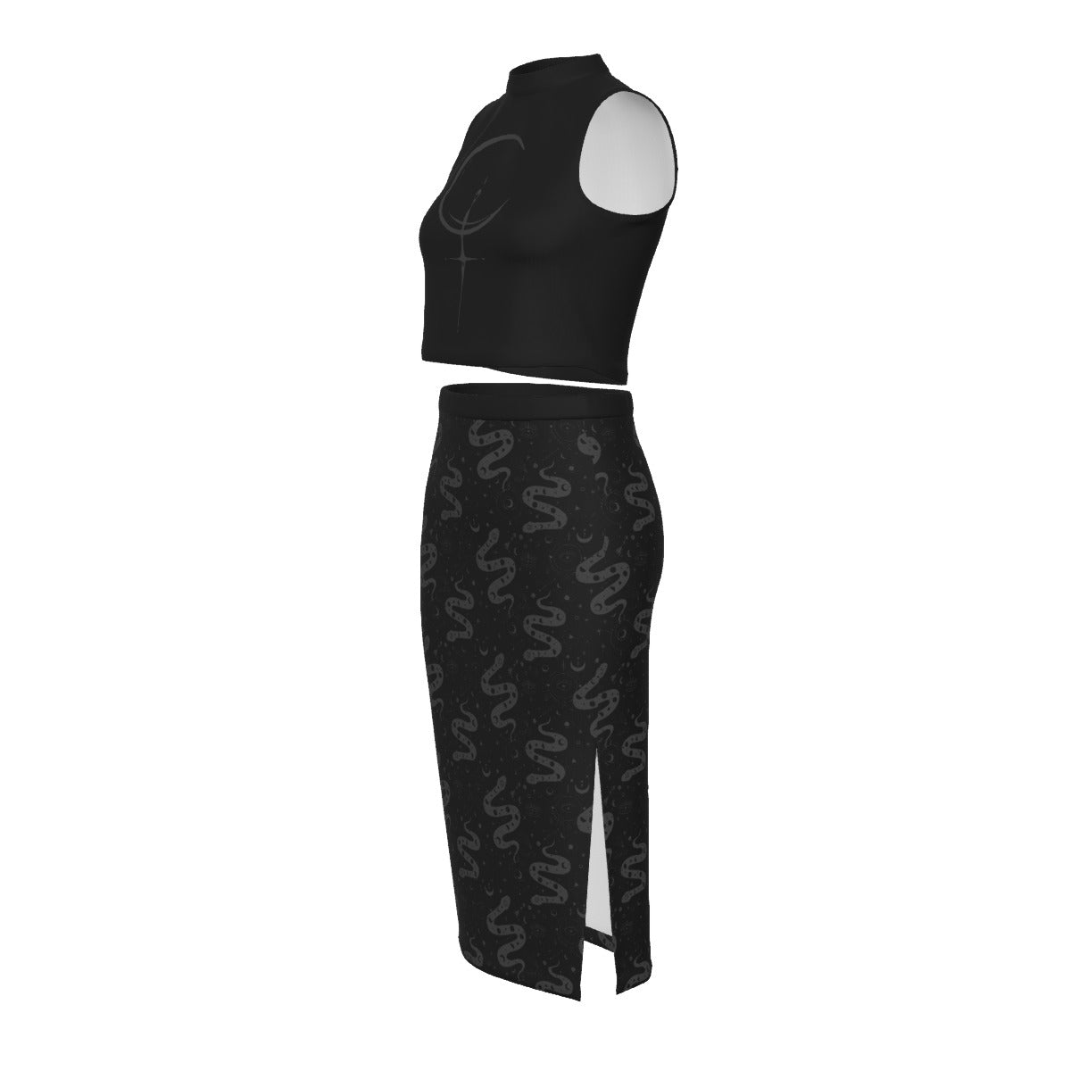 Lilith Split High Skirt Set