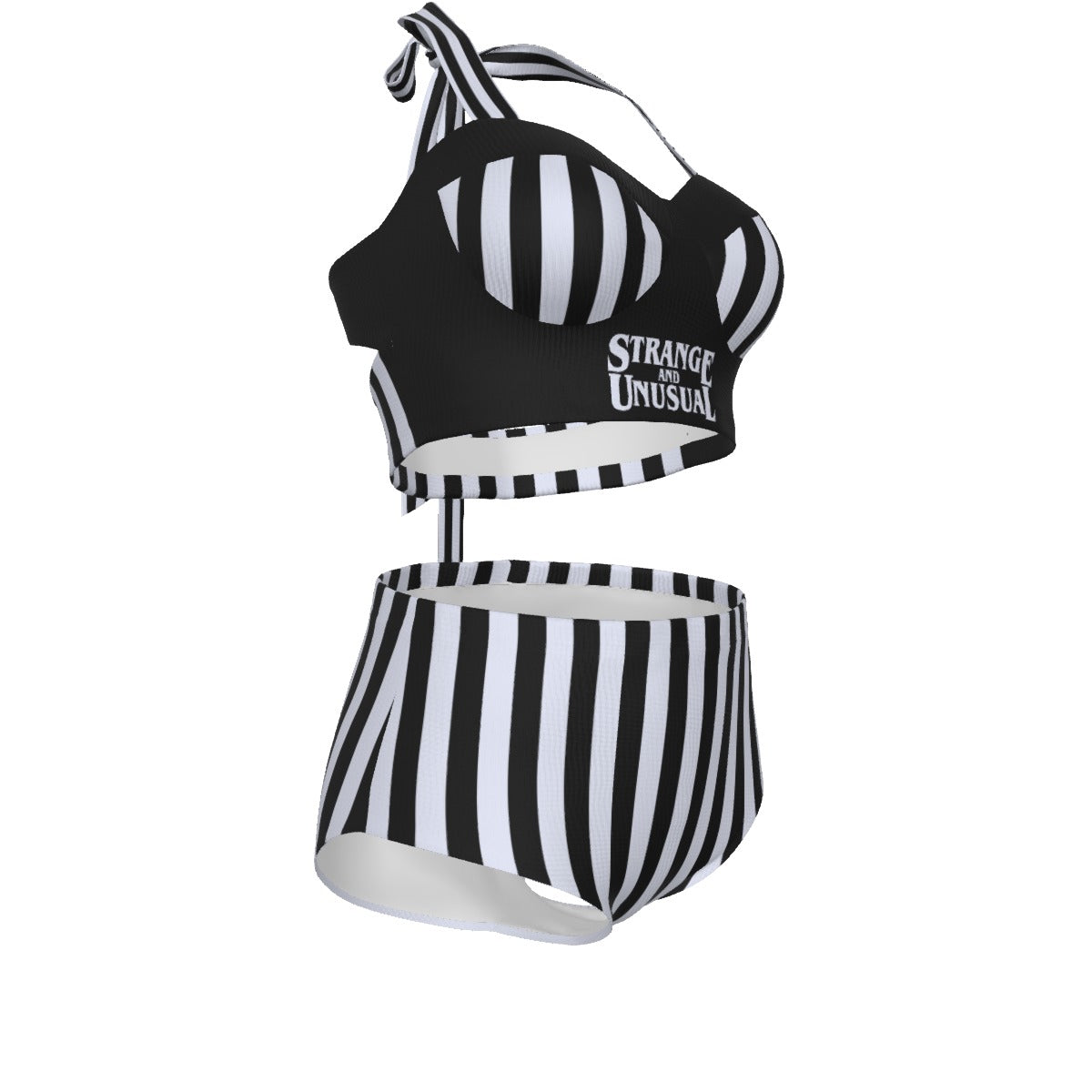 Strange & Unusual Pinup Vintage Swimsuit Set