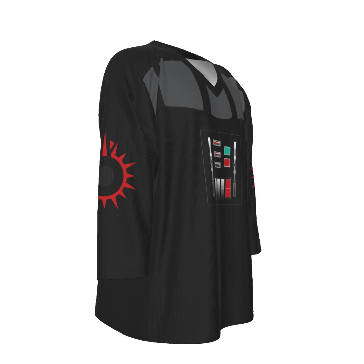 Black Sun Unisex V-neck Hockey Jersey