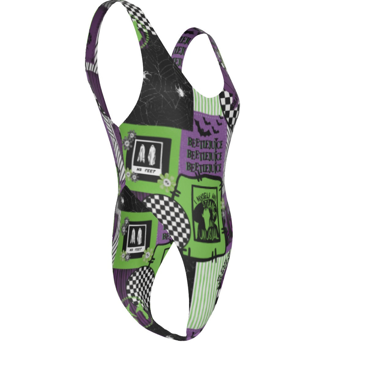 Strange I Am One-piece Reversable Swimsuit