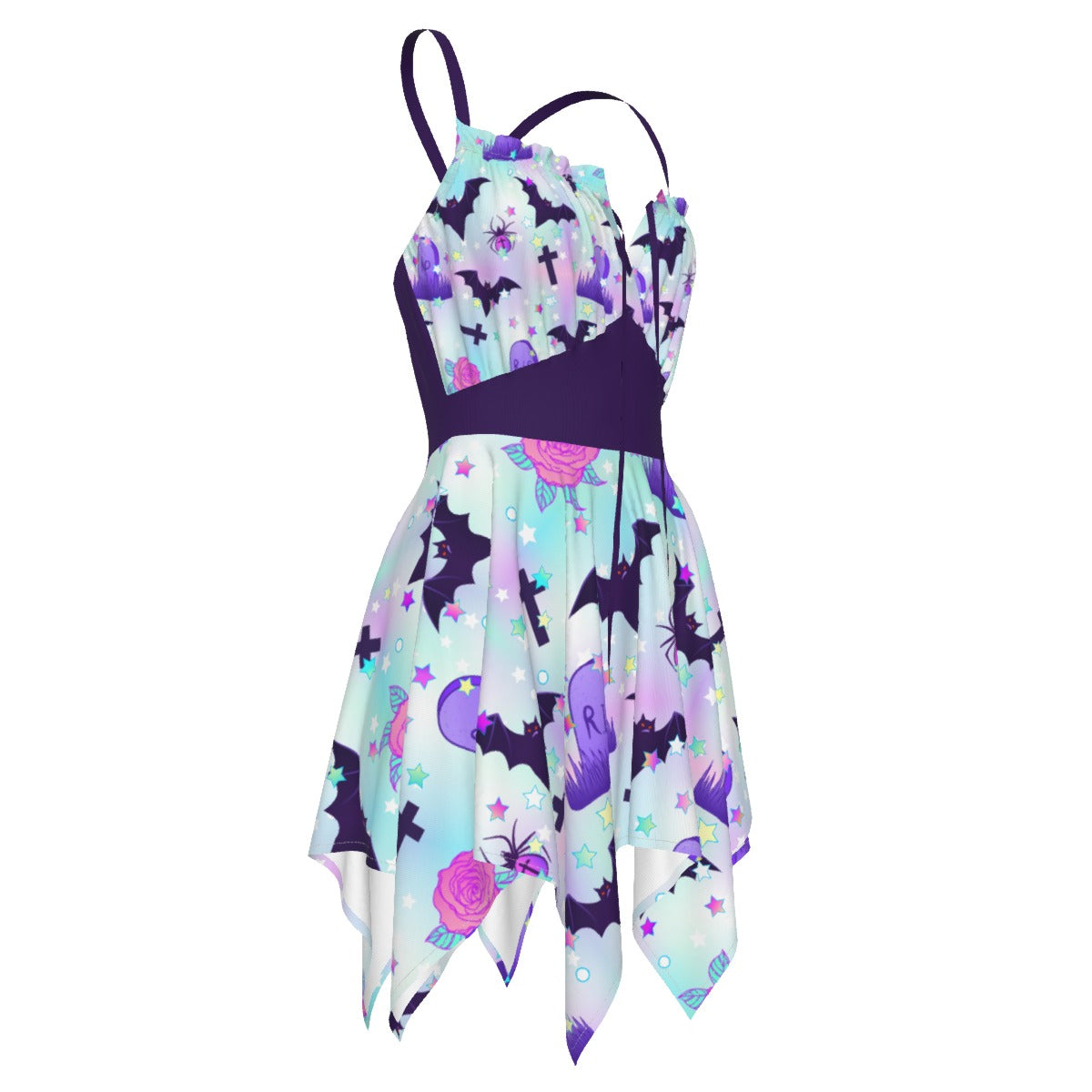 Pastel Goth Sleeveless Dress