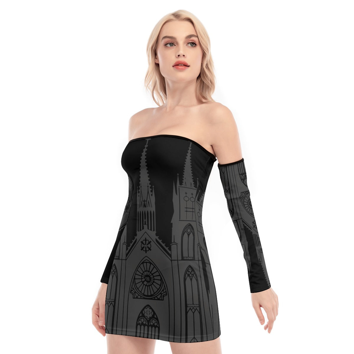 Immaculate Conception Lace-up Dress