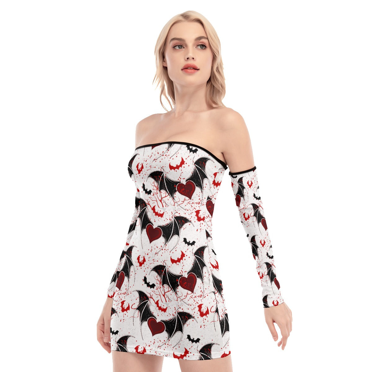 Blood Life Back Lace-up Dress