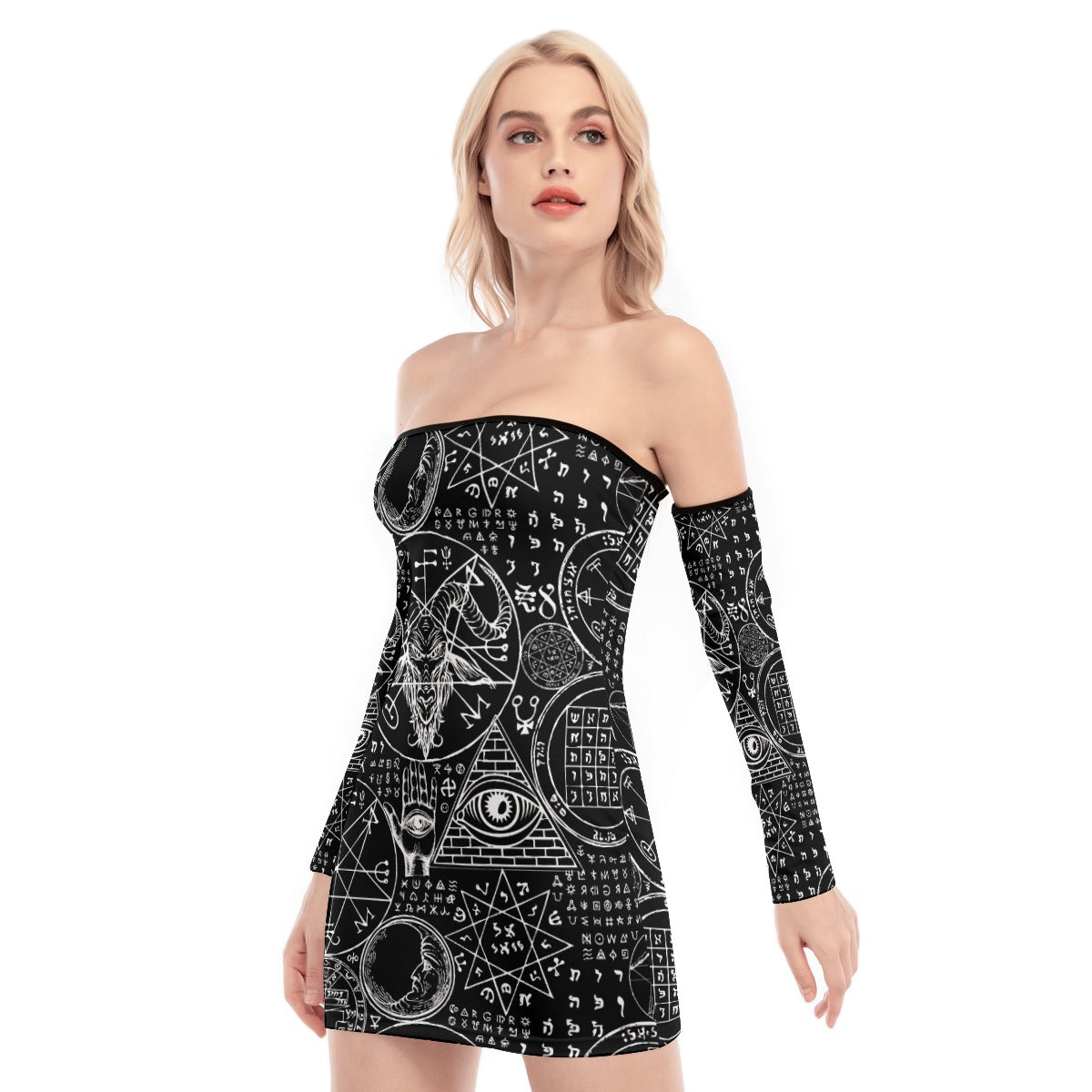 Dark Alchemy Lace-up Dress