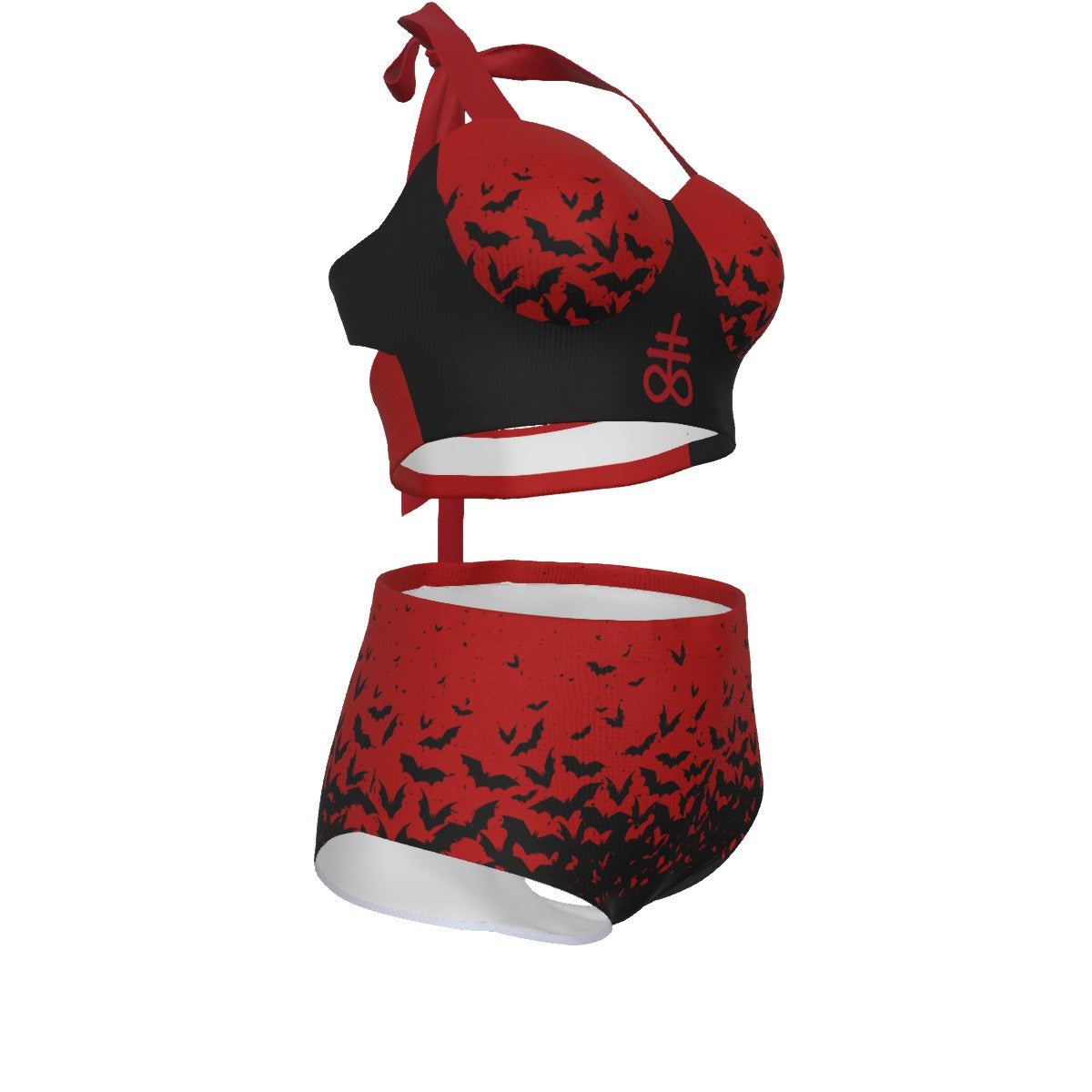 Vamp Pinup Vintage Swimsuit Set