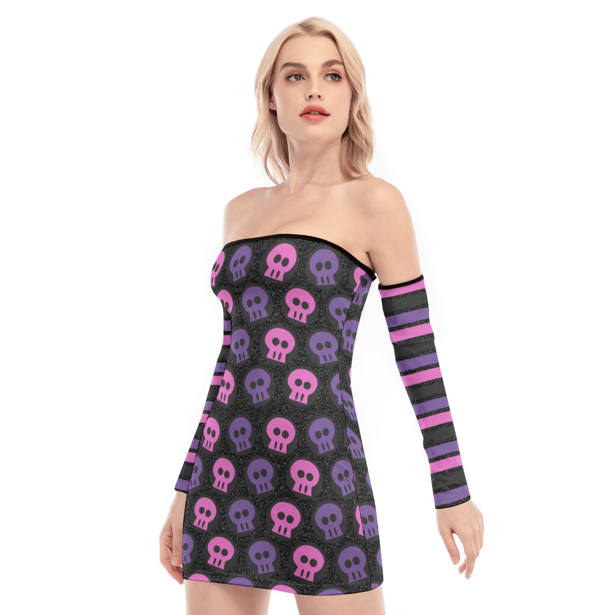 Skullduggery Back Lace-up Dress