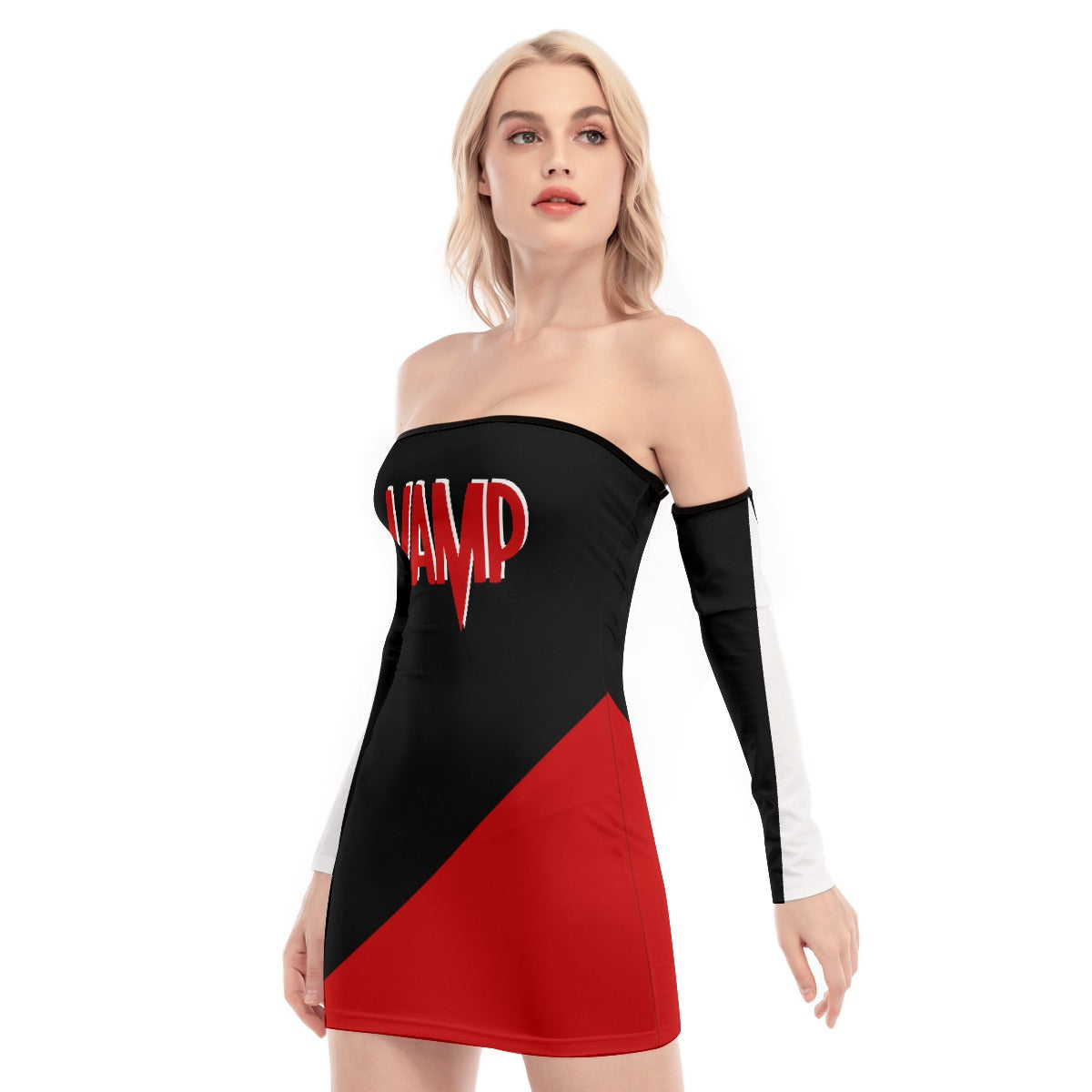 Vamp Back Lace-up Dress