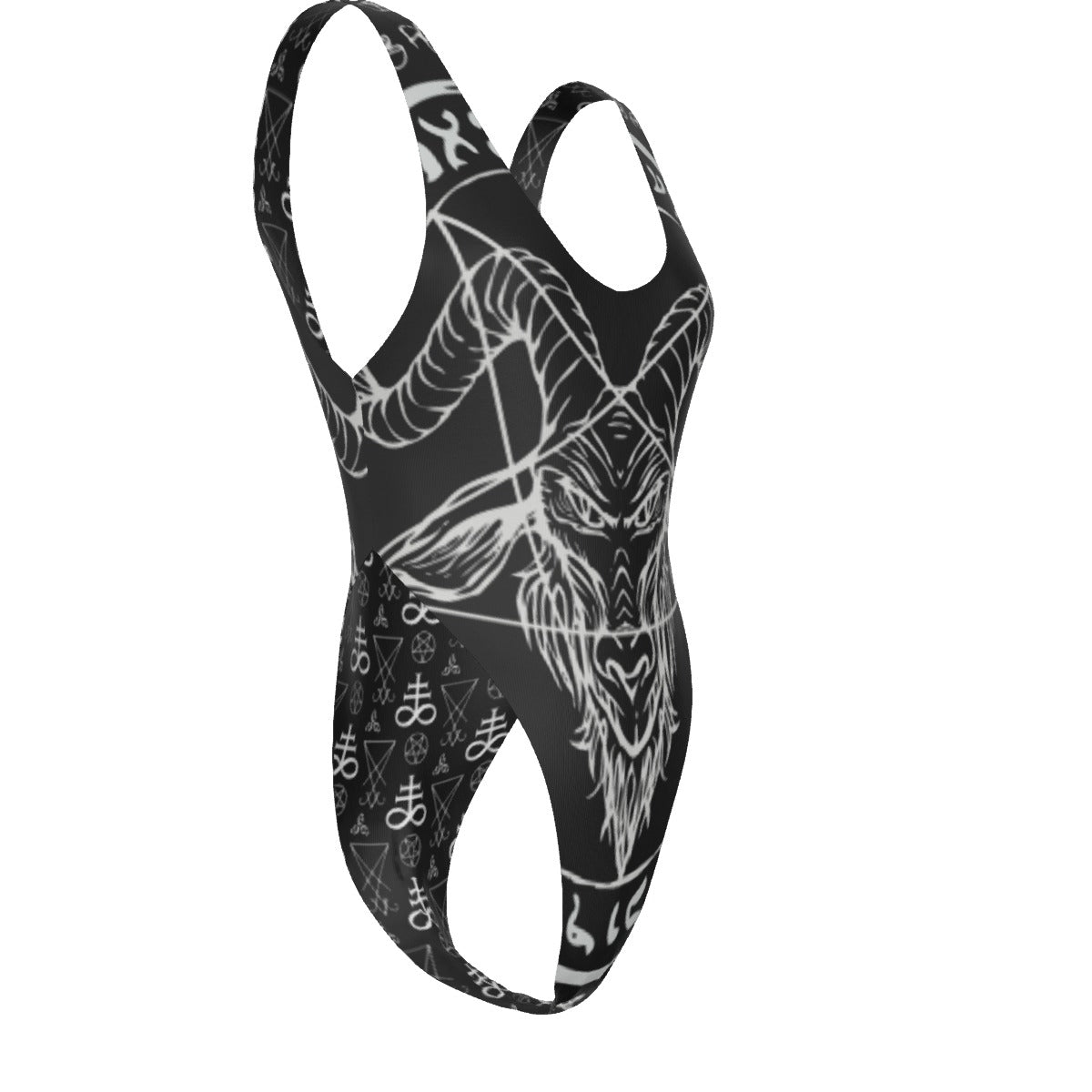 Baphomet One-piece Reversable Swimsuit