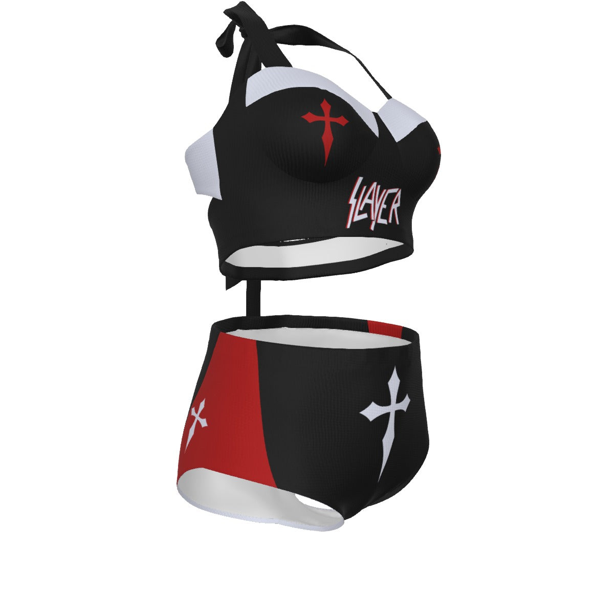 Slayer Pinup Vintage Swimsuit Set