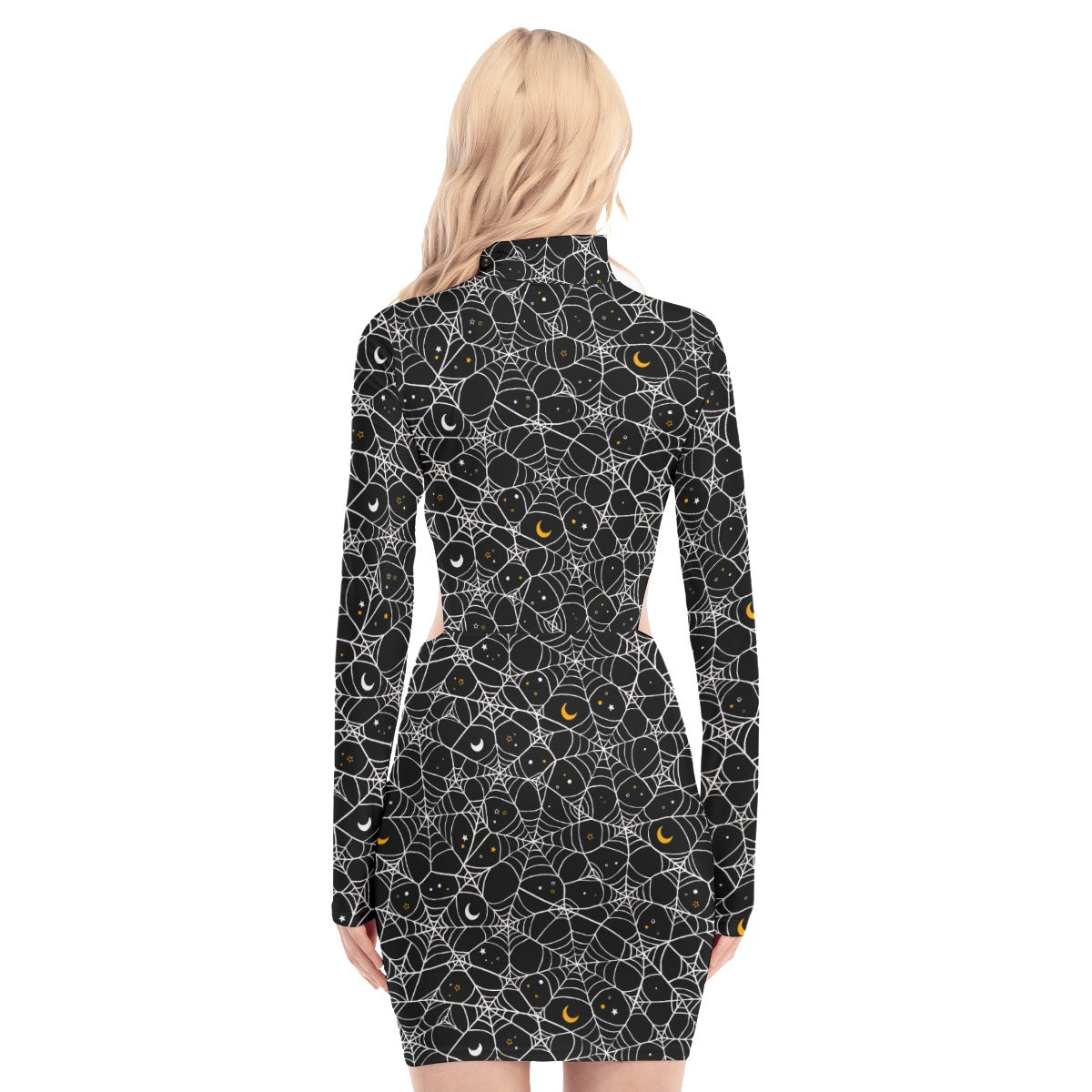 Cosmic Web Waist Hollow Hip Dress