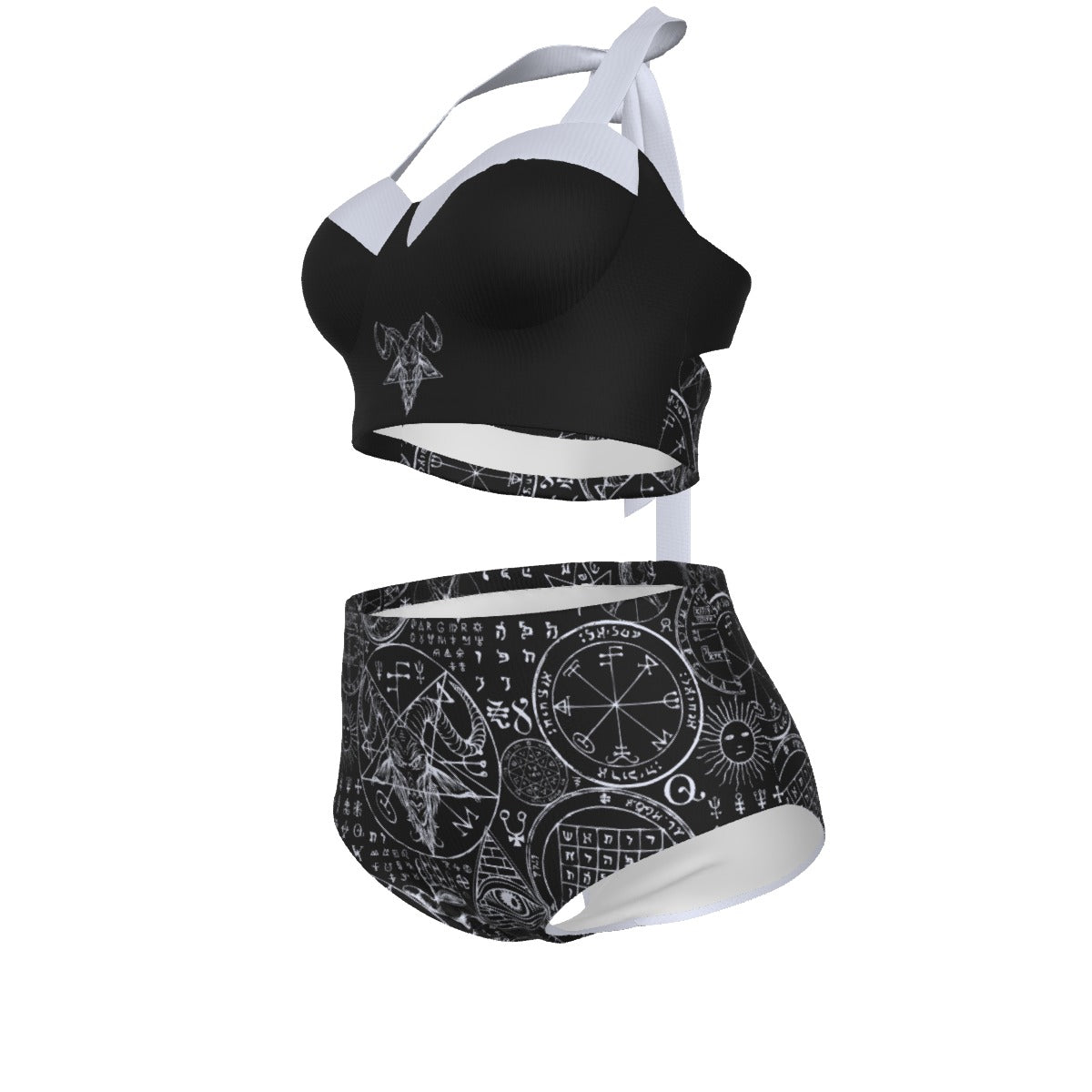 Baphomet Pinup Vintage Swimsuit Set