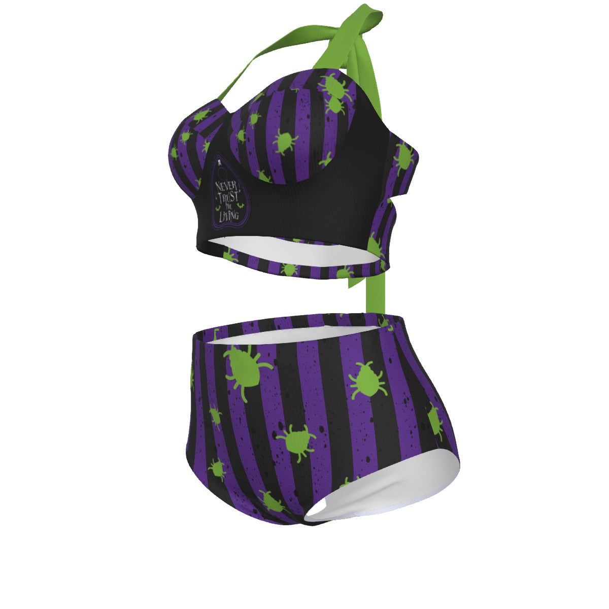 Beetleguise Pinup Vintage Swimsuit Set
