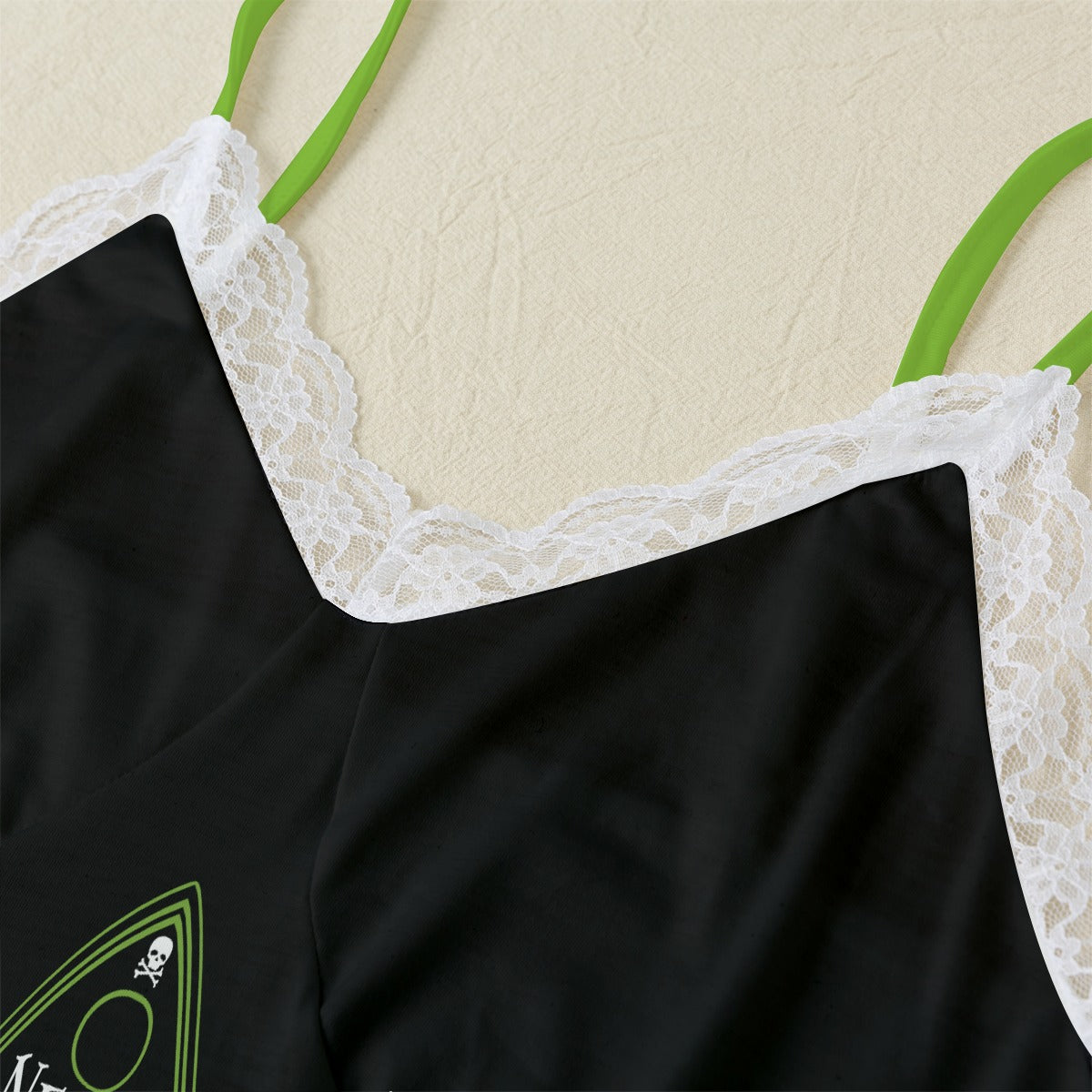 Never Trust the Living Cami With Lace Edge