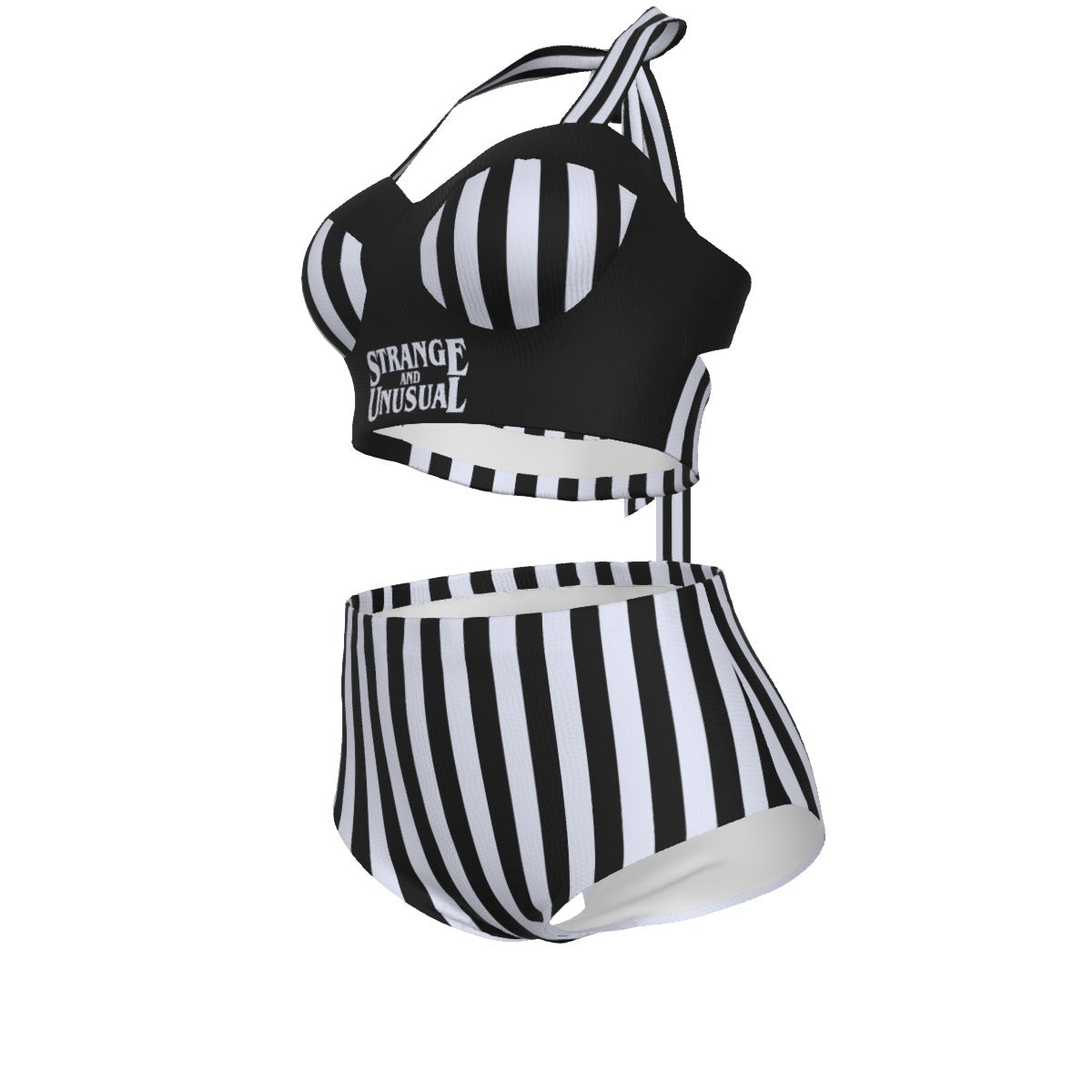 Strange & Unusual Pinup Vintage Swimsuit Set