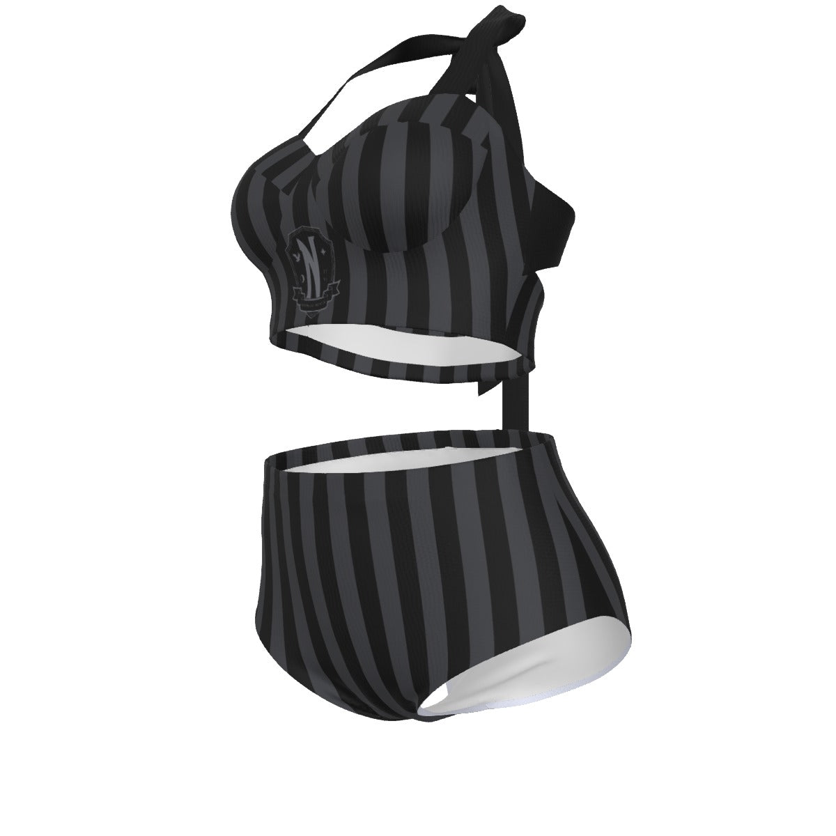 Nevermore Academy Pinup Vintage Swimsuit Set