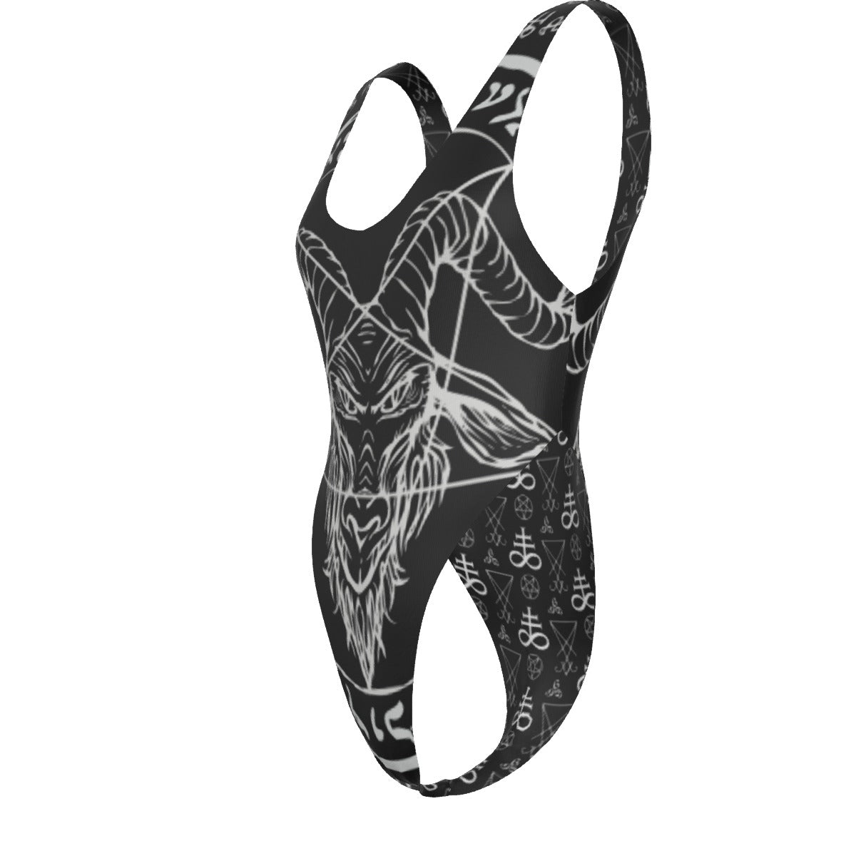 Baphomet One-piece Reversable Swimsuit