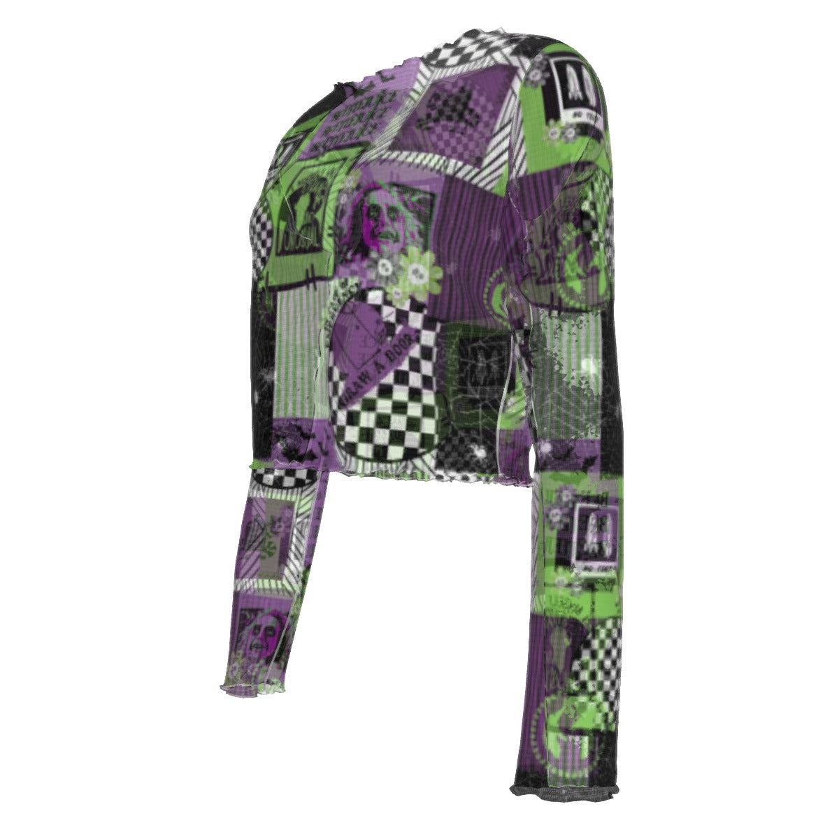 Strange I Am Mesh Long Sleeves T-shirt