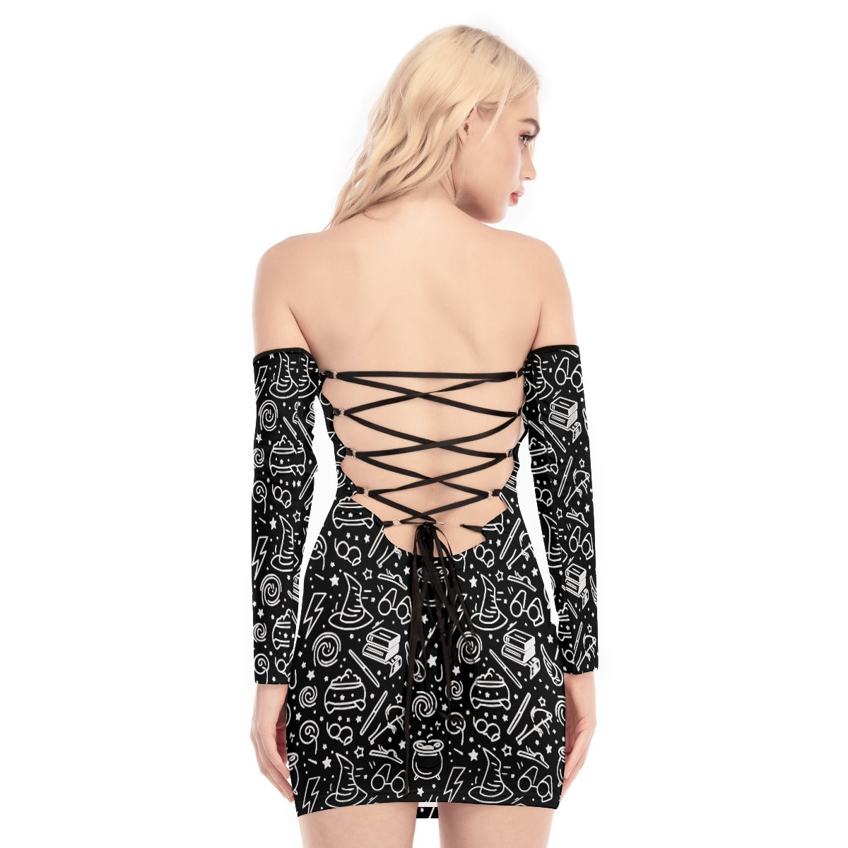 Magic Awakened Lace-up Dress