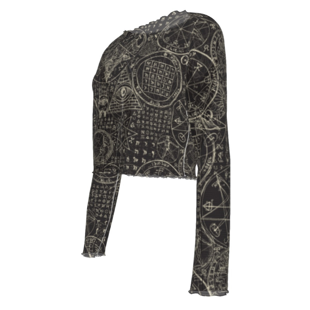 Dark Alchemy Mesh Long Sleeves T-shirt