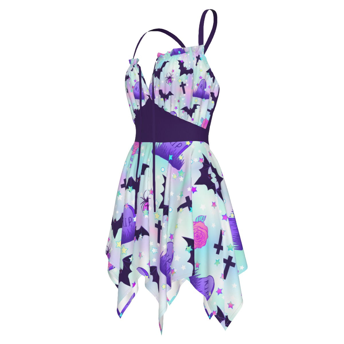 Pastel Goth Sleeveless Dress