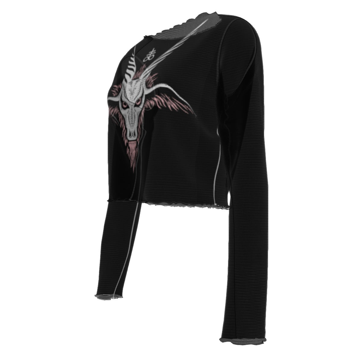 Luciferian Mesh Long Sleeves T-shirt