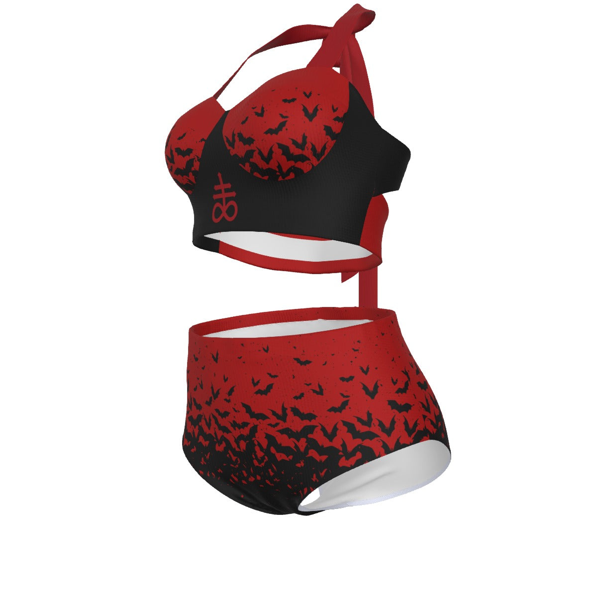 Vamp Pinup Vintage Swimsuit Set