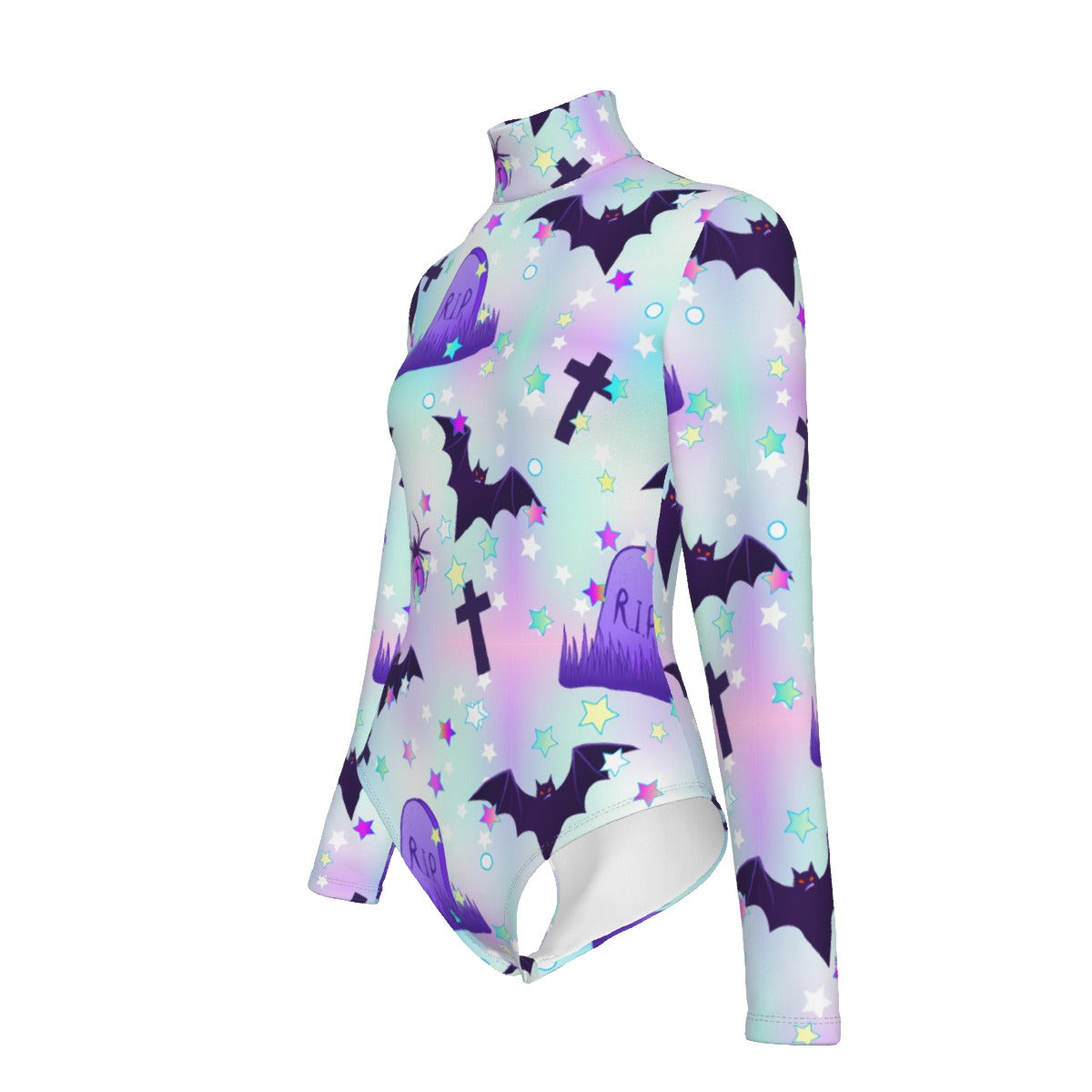 Pastel Goth Long Sleeve Bodysuit