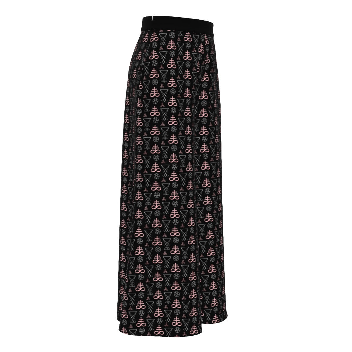 Luciferian High Waist Wide Leg Trousers