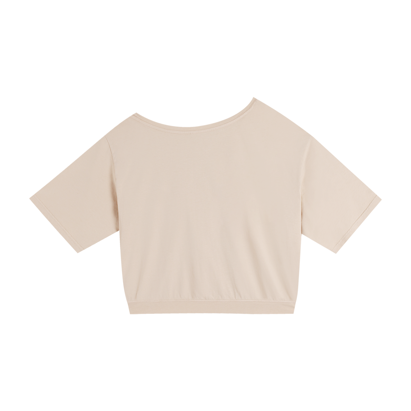 Call Me Asymmetric Shoulder Oversized Cotton T-Shirt