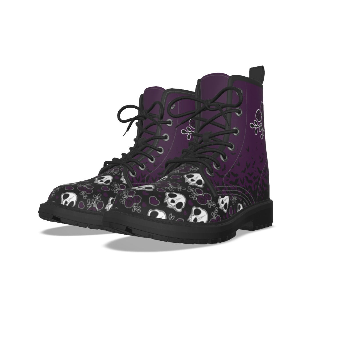 Violet Nightmares Women's Martin Short Boots